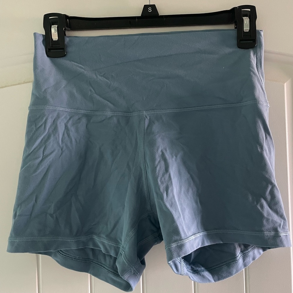 Dusty Blue Lululemon Align Shorts size 8 4 inch inseam